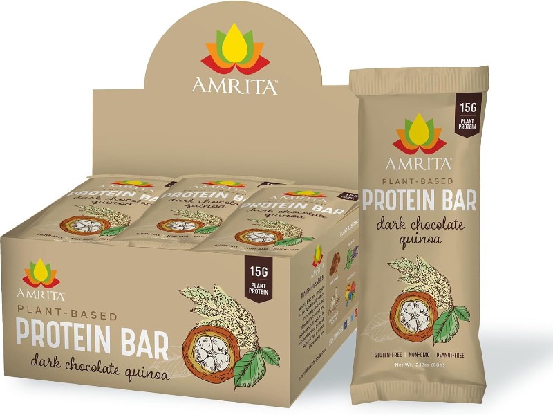 Amrita Dark Chocolate Quinoa High Protein Bars