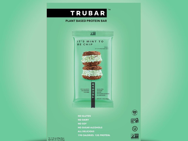 TRUBAR Vegan Protein Bar, It’s Mint to Be Chip